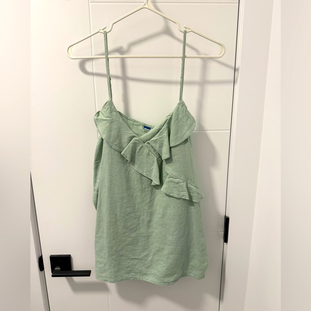Ruffled Front Top